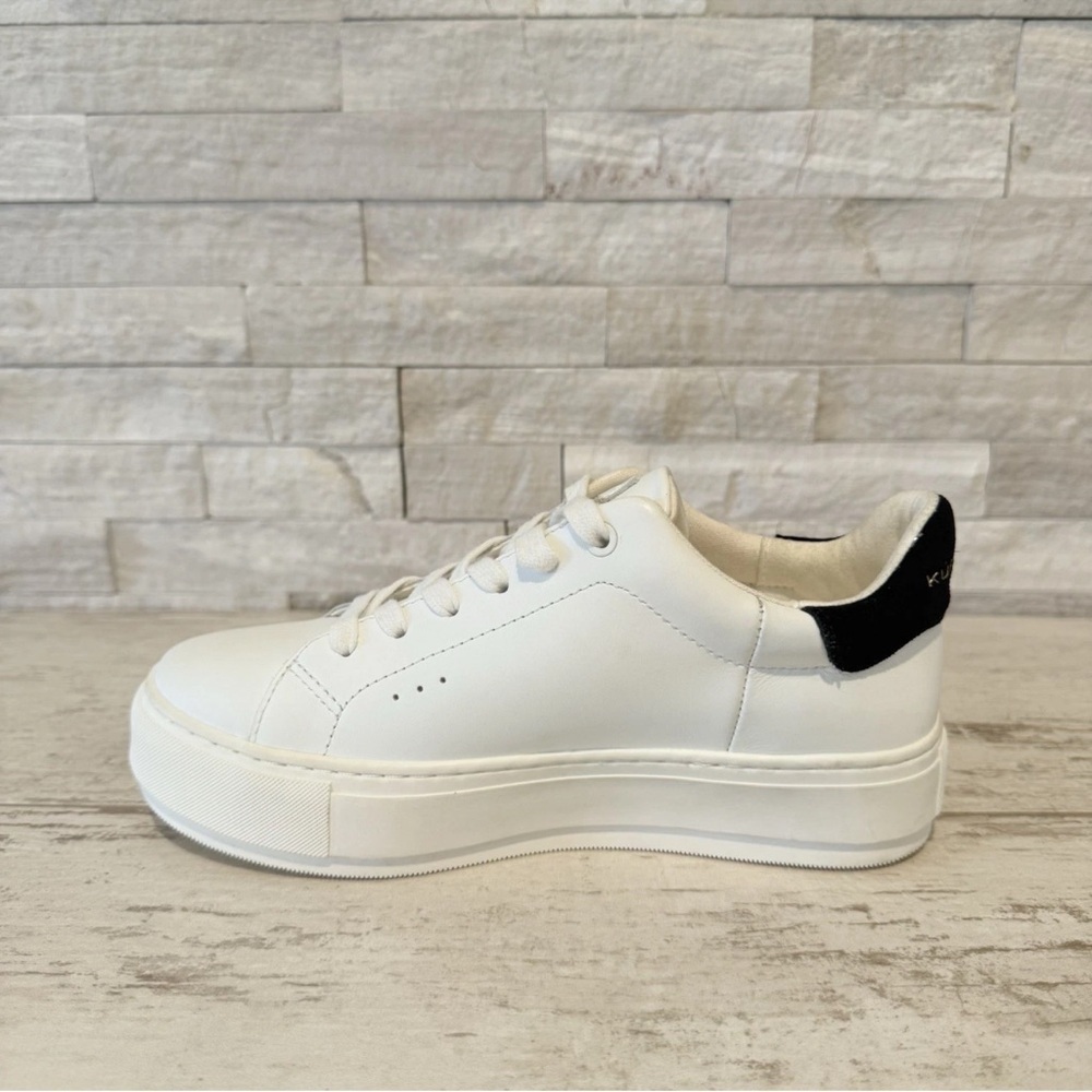 KURT GEIGER Women's Leather Laney Platform White Sneaker Size EU 36 US 5.5-6 New - Picture 6 of 14